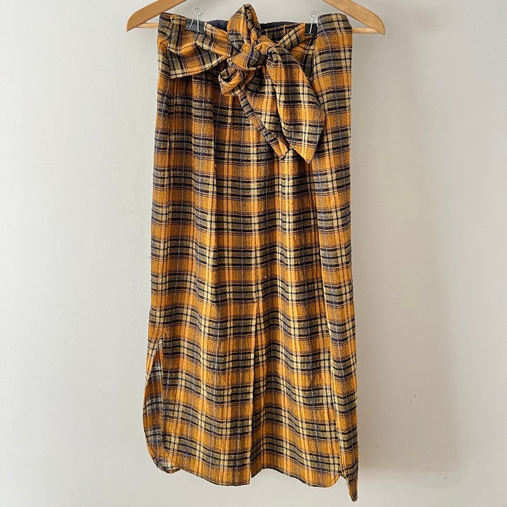 Zero Maria Cornejo, Plaid Skirt